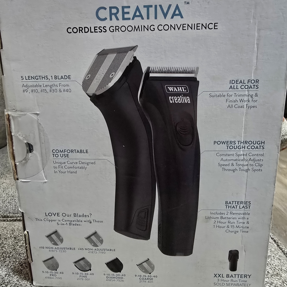 Wahl Creativa Black Cordless Grooming Clipper - Picture 2 of 2